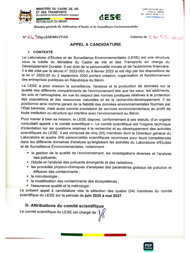Appel à candidature : Comité scientifique de la Coordination nationale CLES, 2026