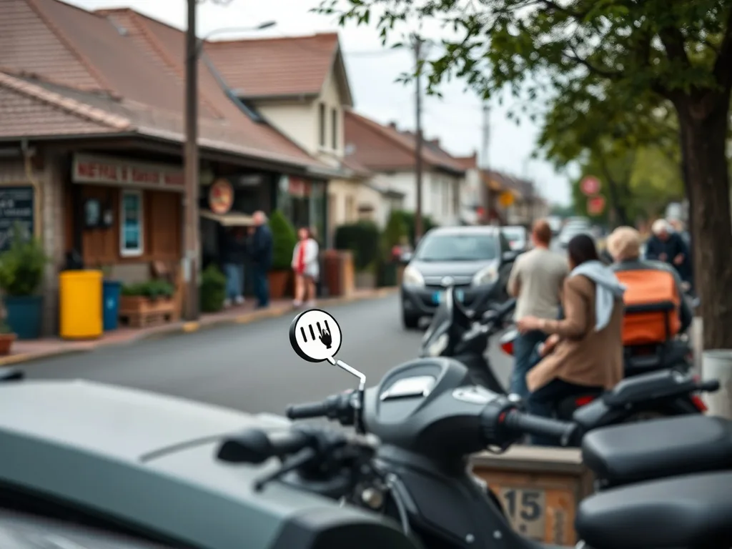 Comparaison des offres d'auto-école sur un écran d'ordinateur et un téléphone, avec une voiture d'apprentissage en