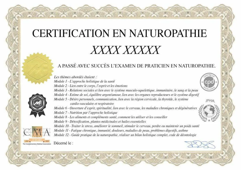 Diplôme naturopathe reconnu par l'État : la vérité en 2026